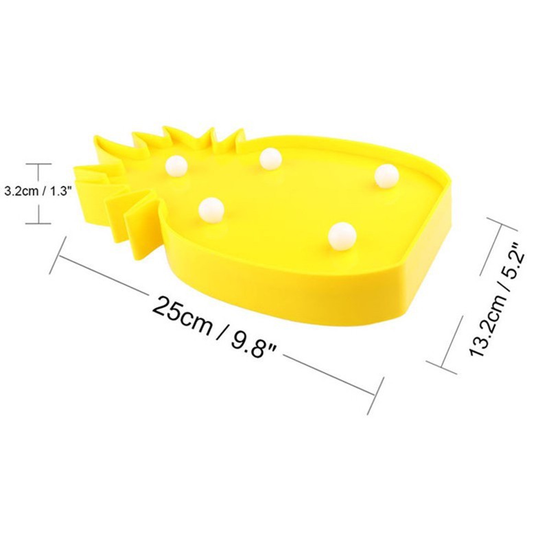 Đèn LED trang trí tiệc hình cây xương rồng/chim hồng hạc/quả dứa