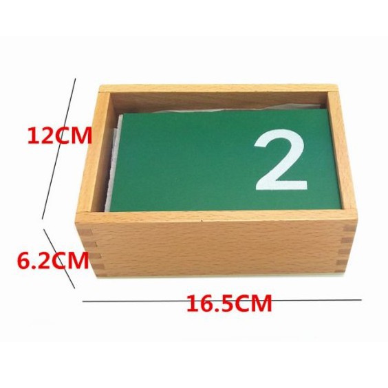 Hộp số cát nhám (Sandpaper Numbers with Box)