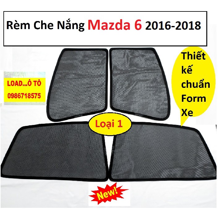 Rèm Che Nắng Mazda 6 2015-2018 Load Ô Tô Nam Châm Hít