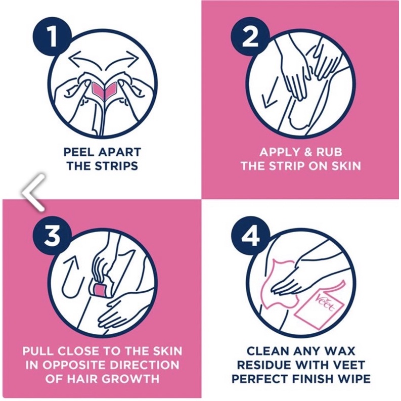 [ DỄ SỬ DỤNG ] MIẾNG WAX LÔNG BODY VEET, WAX LÔNG VEET TOÀN THÂN, MIẾNG DÁN TẨY LÔNG VEET TẶNG KÈM GIẤY DƯỠNG DA