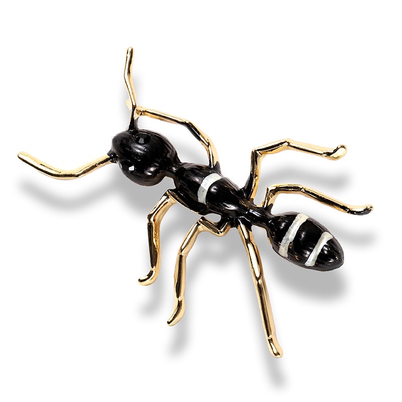 Ghim Cài Áo Hình Con Kiến Màu Đen Thời Trang Cá Tính