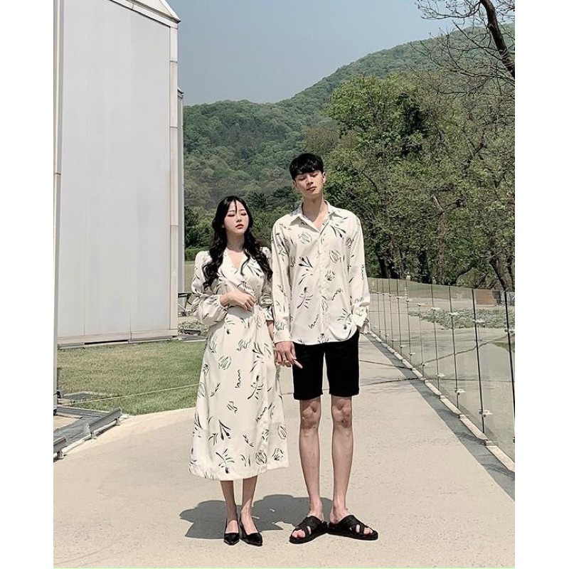 SET ĐỒ ĐÔI NAM NỮ ĐẸP COUPLE TINA SET ĐỒ CẶP NAM NỮ ĐẸP HỌA TIẾT ĐI BIỂN NHẸ NHÀNG THEO PHONG CÁCH HÀN QUỐC SIÊU XINH