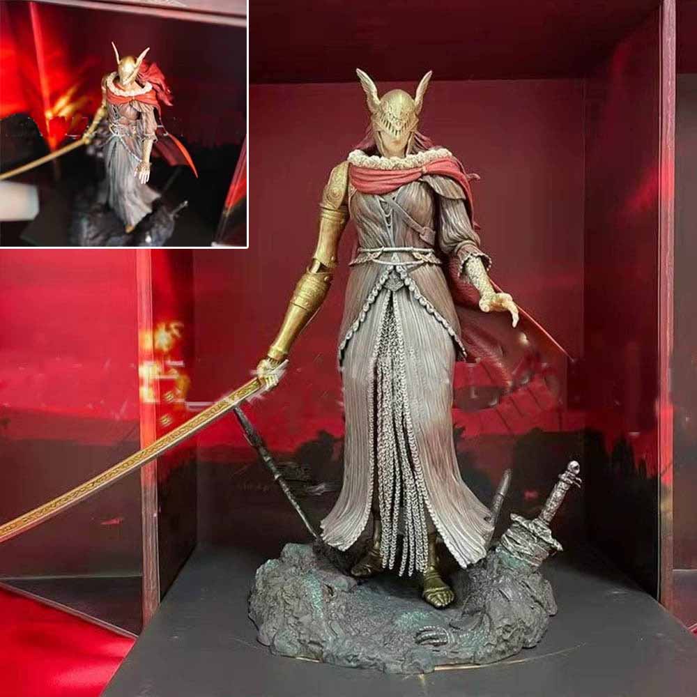 Elden Ring Valkyrie Statue Collection Resin Sculpture Crafts Home Decoration Ornament