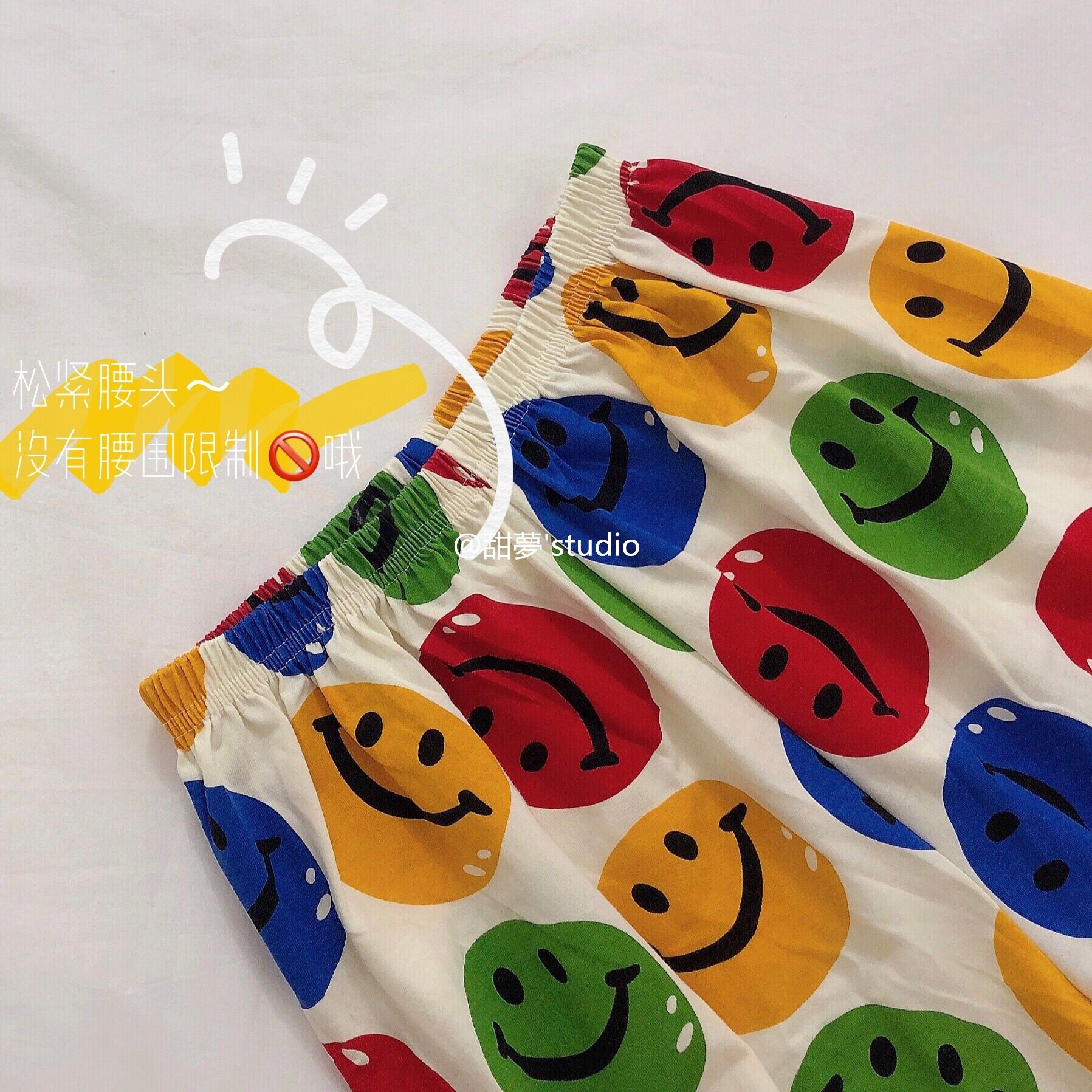 Bộ Đồ Ngủ Tay Dài Vải Cotton In Hoạt Hình Mặt Cười Kiểu Hàn Quốc Thời Trang Mùa Xuân Cho Các Cặp Đôi