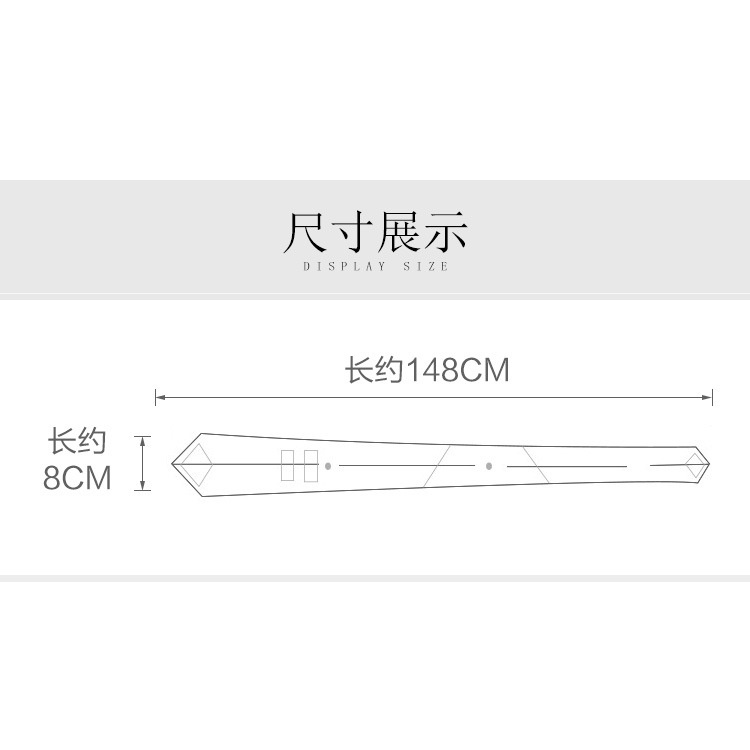 Cà Vạt Màu Đen/Đỏ/Xám/Xanh Dương 8cm Dùng Trong Công Sở Dành Cho Nam Giới