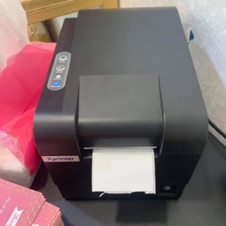 Máy in nhiệt in mã vạch, in tem trà chanh trà sữa khổ 1 tem giá rẻ Xprinter XP-235B