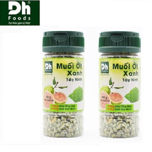 { Combo 2 hũ } Muối Ớt Xanh Tây Ninh 120gr Dh Foods luôn là sự lựa chọn an toàn, chất lượng của người tiêu dùng.