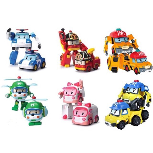 Biệt đội Robocar Poli biến hình - Đồ chơi xếp hình Biệt Đội Poli