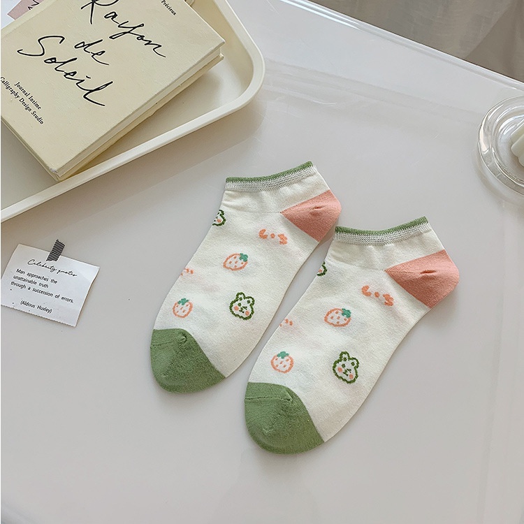 Vớ Thuyền Mỏng Cổ Thấp Phong Cách Nhật Bản Dễ Thương Thời Trang Mùa Hè Cho Nữ