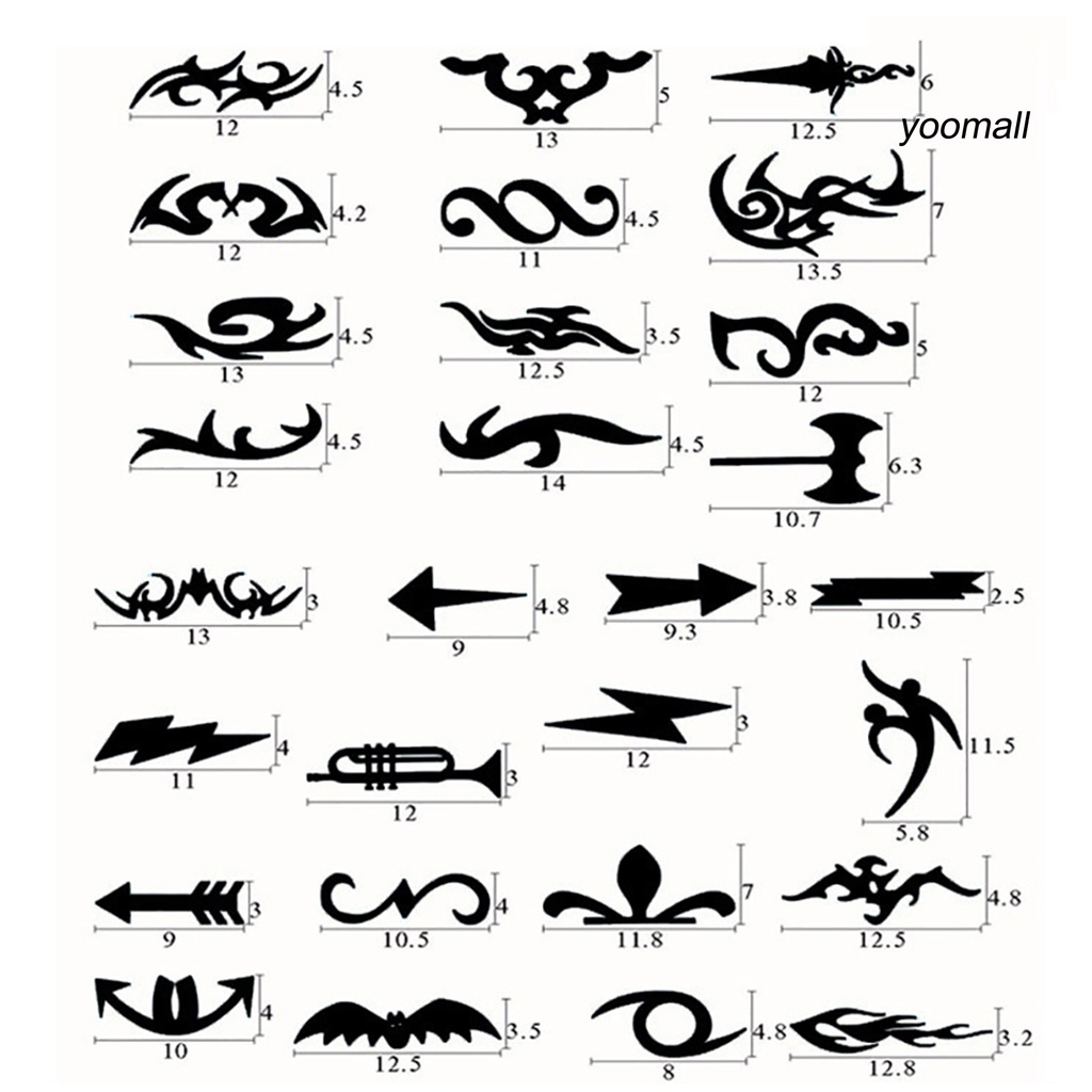 [Hàng mới về] Khuôn nhựa cắt tạo kiểu tóc tái sử dụng được tiện lợi