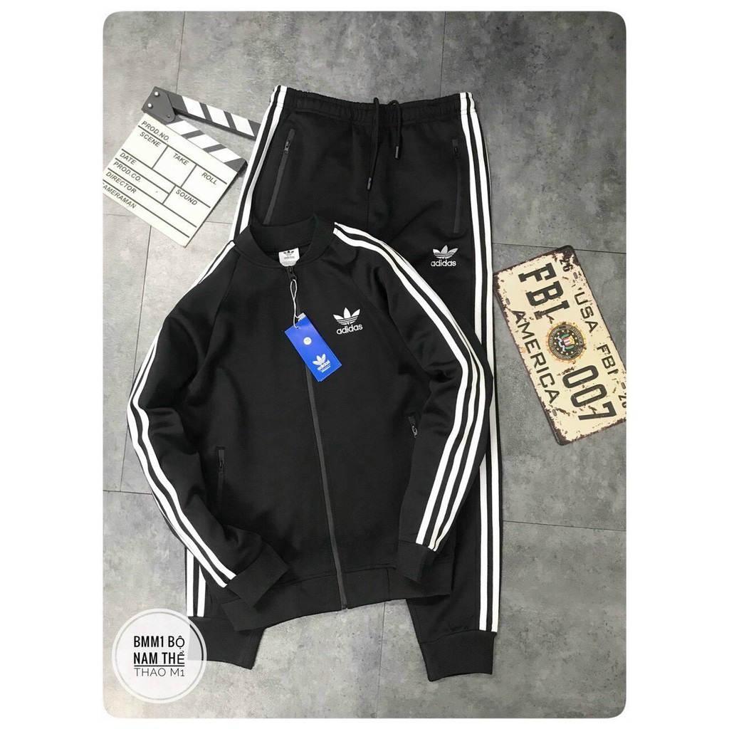 Bộ Thể Thao adidas.s Thu Đông Nam - Nữ Vải POLY Cao Cấp Không Xù - Không Nhăn