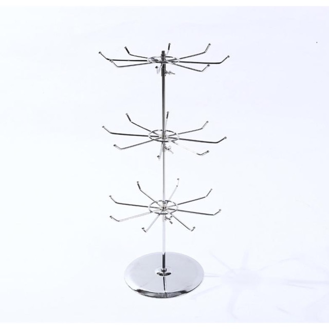 Kệ inox xoay treo phụ kiện
