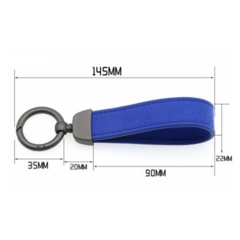 Móc Chìa Khóa Da In Chữ Supreme Phong Cách Thể Thao Thời Trang Cho Nam