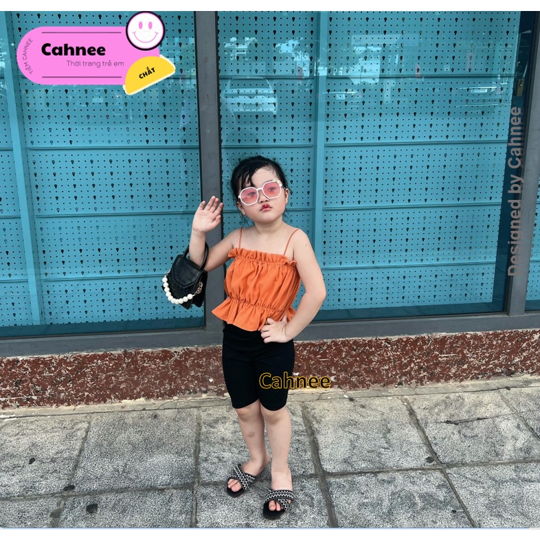 Áo Croptop 2 dây Cho Bé Gái