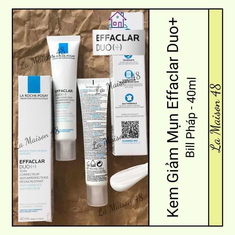 La Roche Posay Effaclar Duo+ Giảm Mụn, Thông Thoáng Lỗ Chân Lông, Ngừa Thâm Và Mụn 40ml