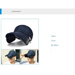 Comfortable black high-top hat for sun protection
