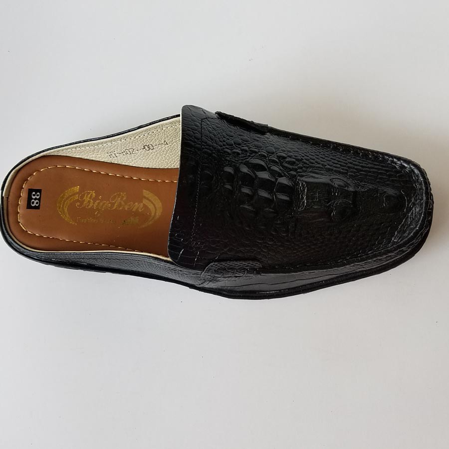 Giày Sabo Nam BIGBEN Da Bò Thật Vân Cá Sấu SB18 | BigBuy360 - bigbuy360.vn