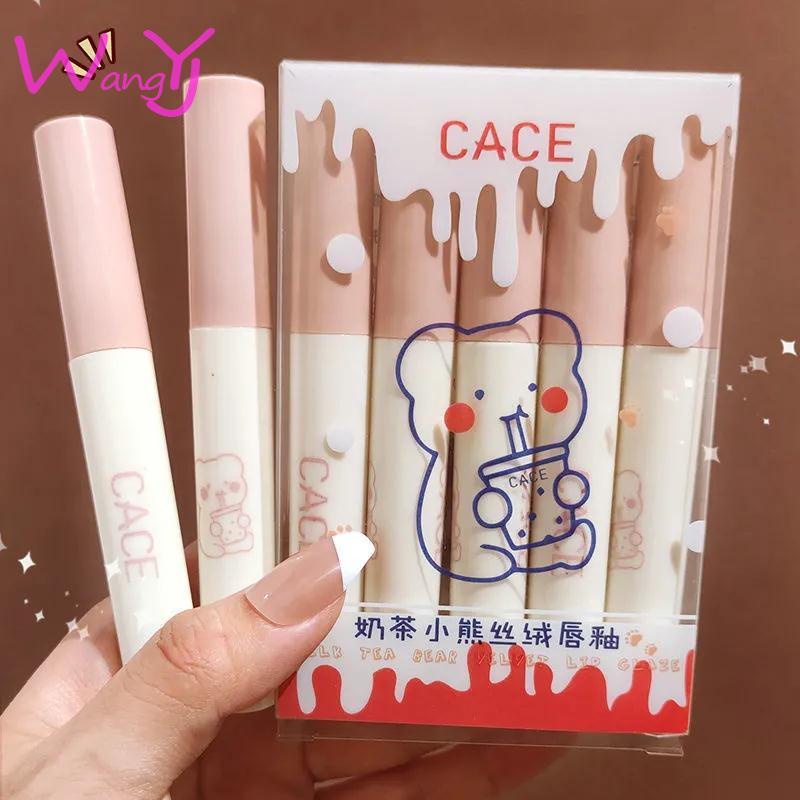 [Hàng mới về] 5 Son kem lì mịn mượt như nhung lâu trôi không phai kèm hộp đựng