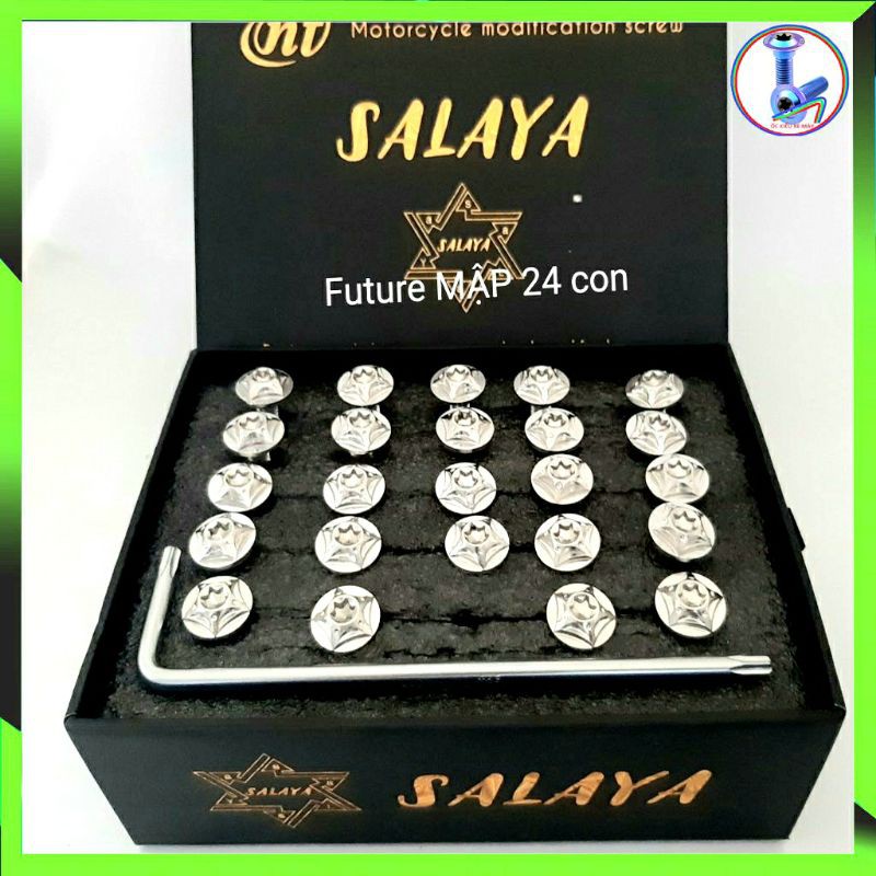 Full ốc áo salaya Future mập , Ốc áo salaya Future neo,HÀNG CHUẨN PHÔI INOX 304, SÁNG BÓNG,CAM KẾT HÀNG KHÔNG RỈ SÉT