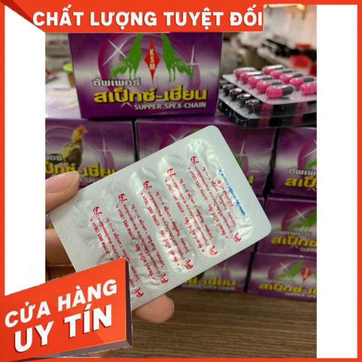 Thuốc thay lông cho gà đá 1 vĩ 10 viên-ra lông nhanh gấp 3 4 lần