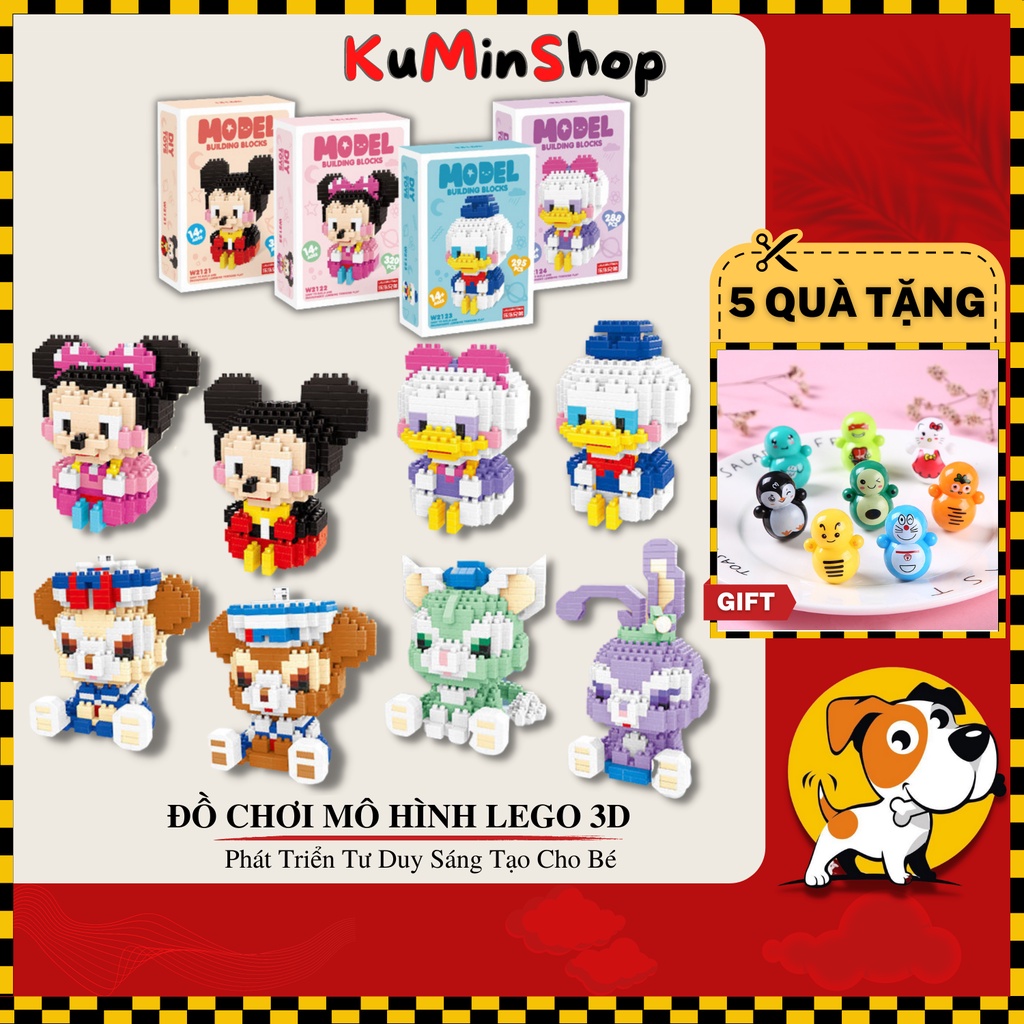 Đồ chơi lego, lắp ráp mô hình lego 3d cao cấp KuMin Shop