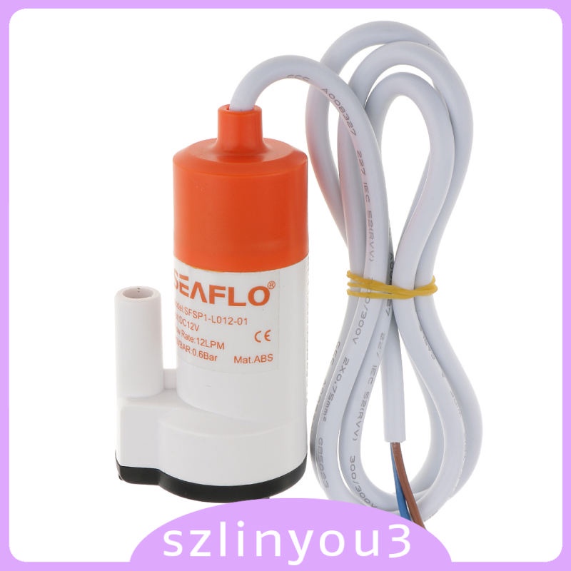 Máy bơm nước áp suất chìm 12V 3.2 GPM 12L cho tàu thuyền | BigBuy360 - bigbuy360.vn