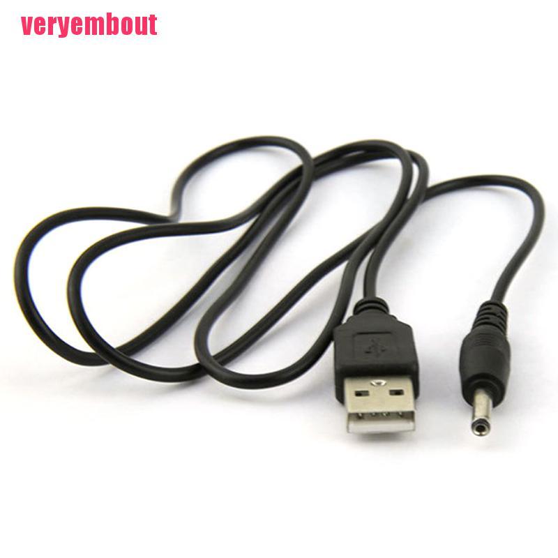 Dây Cáp Chuyển Đổi Đầu Usb Sang Cổng 2.5 3.5 4.0 5.5mm 5v Dc