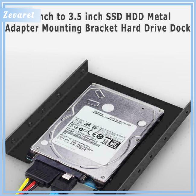 Khay Kim Loại Đựng Ổ Cứng SSD 2.5-inch Sang 3.5-inch