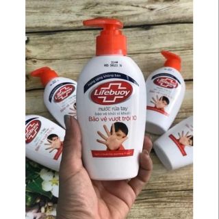 Nước rửa tay lifeboy "chăm sóc da tay" 120g..