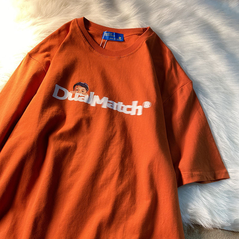 NRVP Áo Thun Ngắn Tay Form Rộng Mẫu 2021 Theo Phong Cách Hàn Quốc Dành Cho Nữ