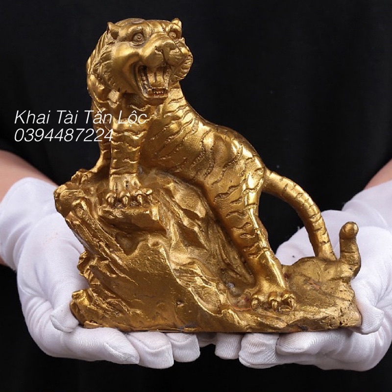 Tượng cọp bằng đồng linh vật phong thủy
