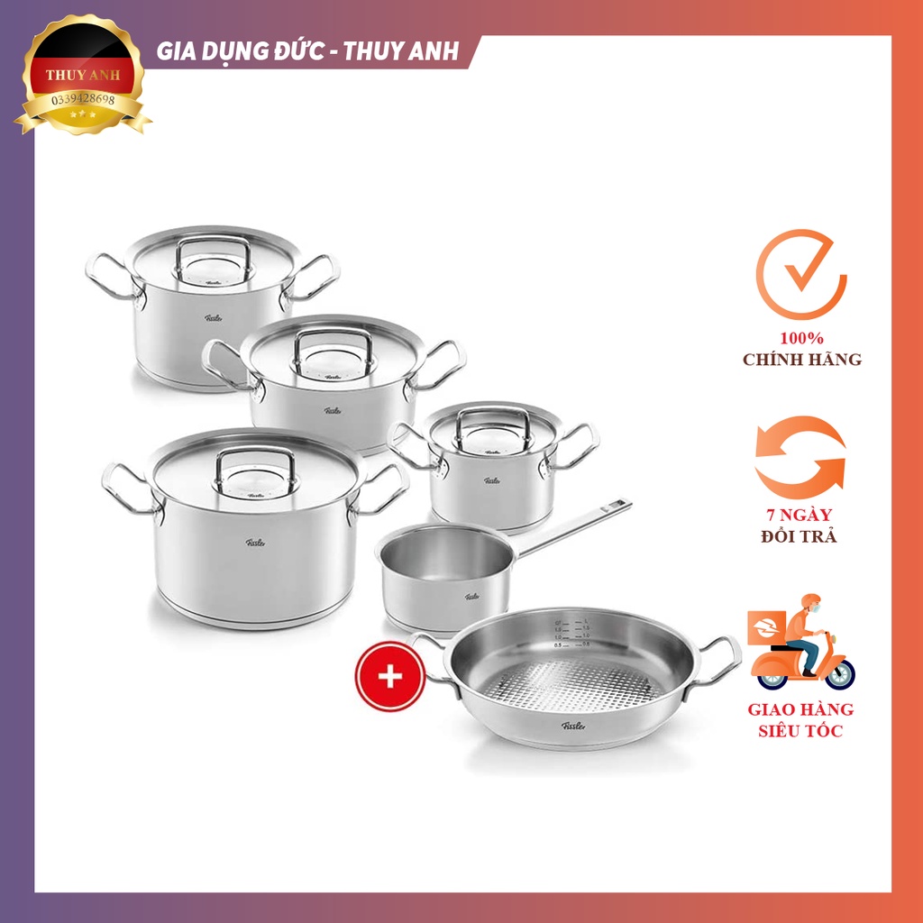 Bộ nồi Fissler  Profi 6 món cao cấp made in Germany