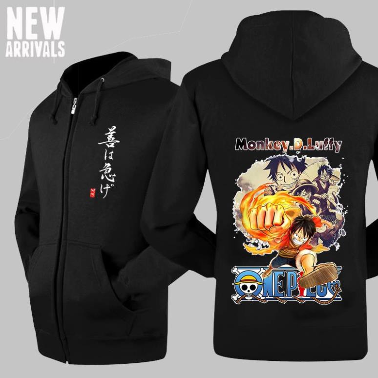 (SALE) BST áo khoác áo hoodie One Piece Naruto cực ngầu giá siêu rẻ