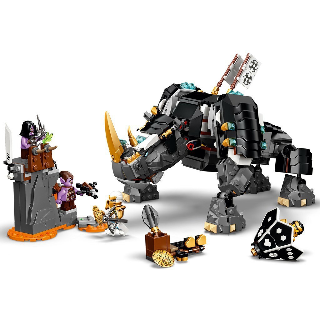 Đồ chơi lắp ráp Ninja -  Khủng long giác đấu mino của Zane - 71719-86001