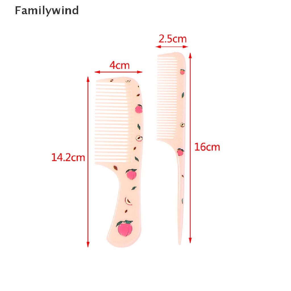 Set 2 Lược Chải Tóc Chống Tĩnh Điện Cho Trẻ Em