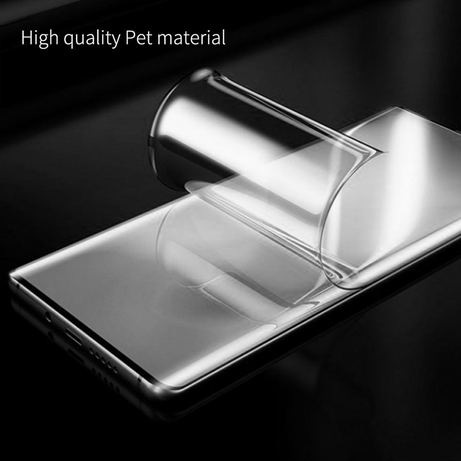 Miếng dán màn hình PET cong mềm mờ nhám chống vân tay cho Samsung Galaxy S22 S21 S20 S10 S9 S8 Note 20 10 9 8 Plus Ultra