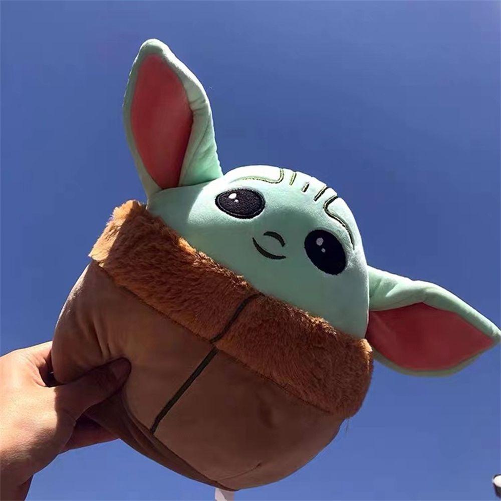 Gối Nhồi Bông Hình AUGUSTINE Yoda Hoạt Hình Người Ngoài Hành Tinh Trang Trí Giáng Sinh / Sinh Nhật Cho Bé