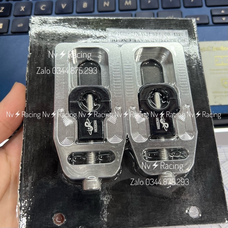 Bas tăng sên CNC Dream/Wave/Sirius nguyên khối nhôm