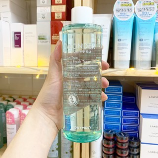 Nước Cân Bằng Cho Da Dầu Mụn TONYMOLY Wonder Tea Tree Pore Fresh Toner