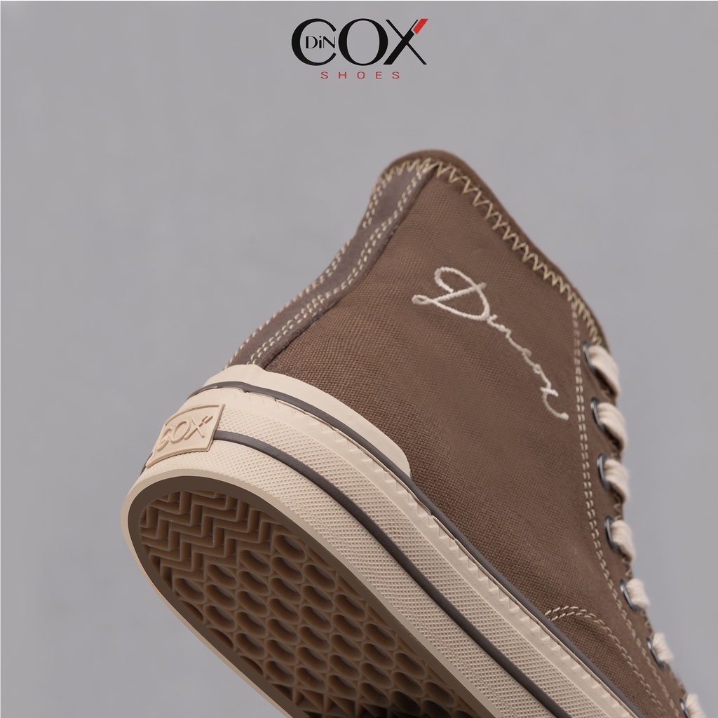 Giày Sneaker Vải Unisex DINCOX D21 Phong Cách Ấn Tượng Hi Chocolate