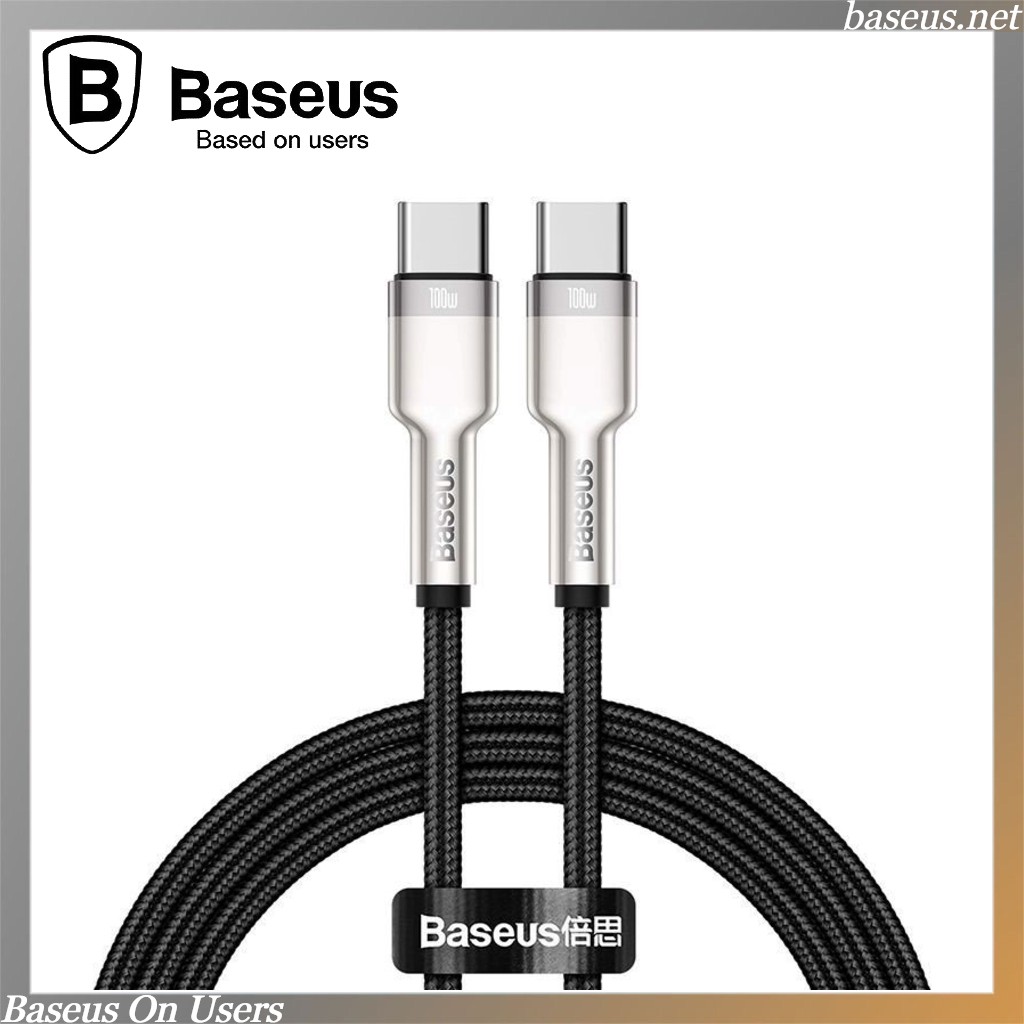 Cáp sạc PD 100W Baseus Cafule Series Metal Data Cable Type-C to Type-C (100W)