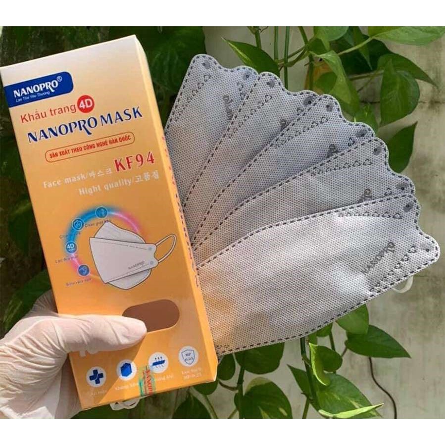 Khẩu trang KF94, 4 lớp NANOPRO (Bịch 10 cái)