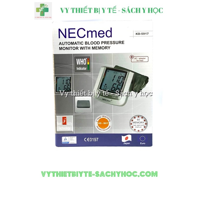 Máy đo huyết áp bắp tay Necmed KD-5917