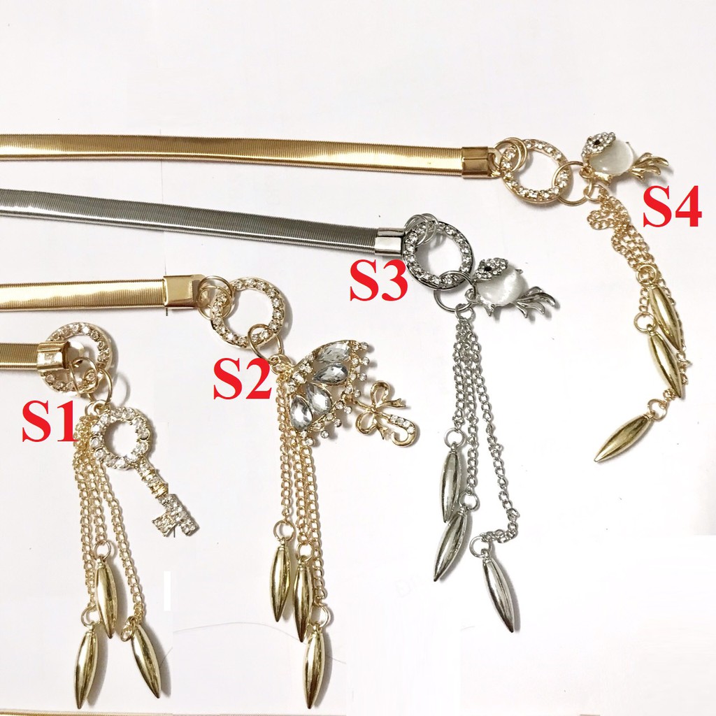 50 Đai váy thắt lưng nữ kim loại