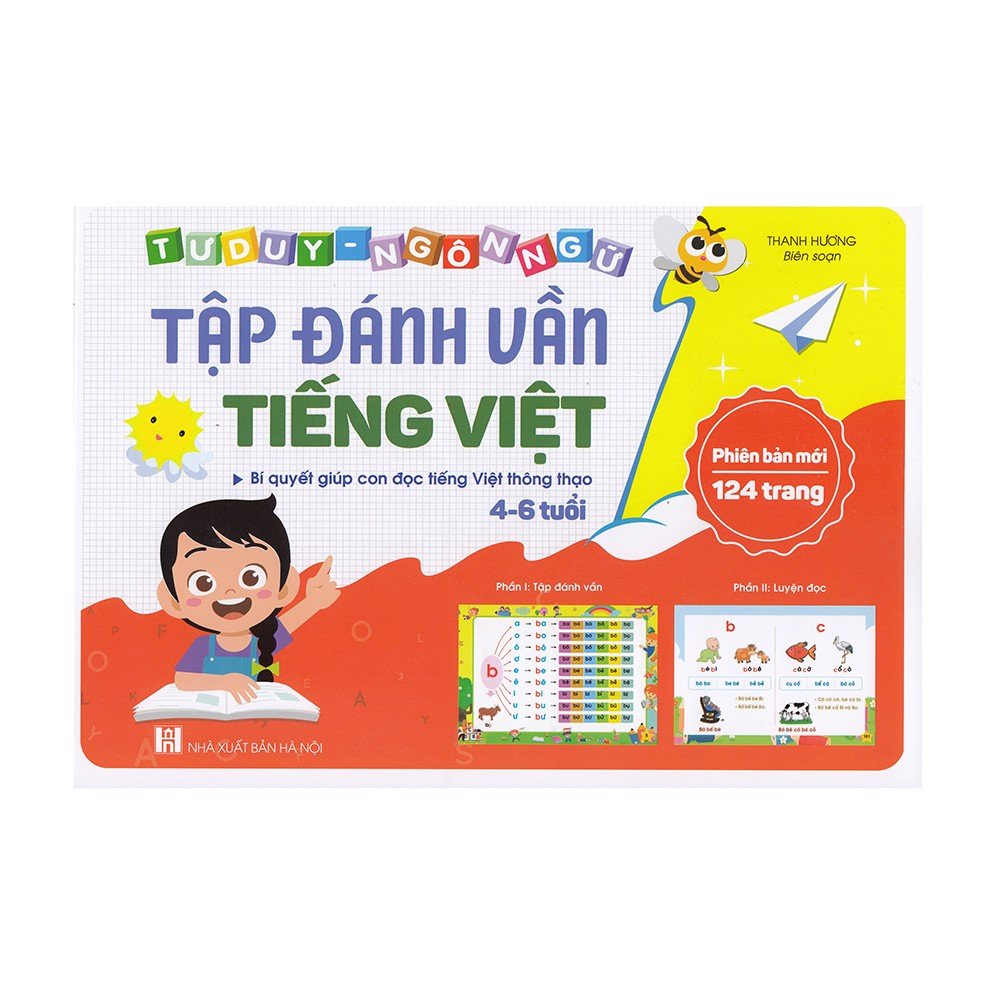 Sách - Tập Đánh Vần Tiếng Việt Phiên Bản Mới 2022 Kèm File Đọc Và Video Hướng Dẫn Cách Ghép Vần Cho Bé