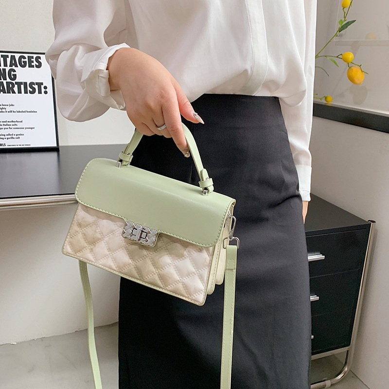 Túi Đeo Chéo Đính Kim Cương Tương Phản Thời Trang Cho Nữ