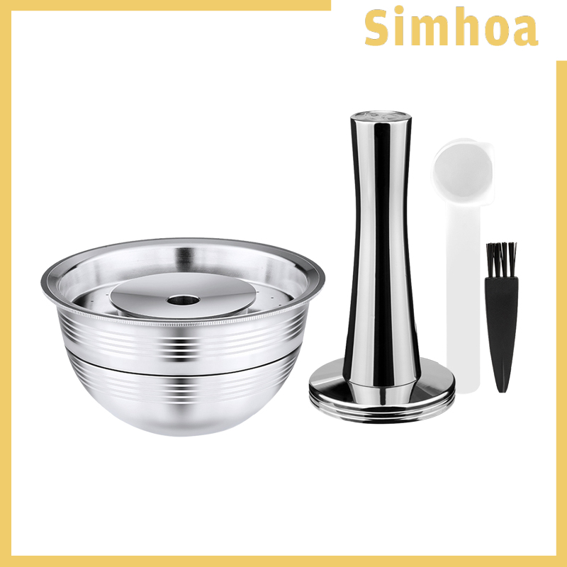 [SIMHOA]Coffee Capsule Pod Cup w/ Lid for Vertuolline ENV135S 240ML