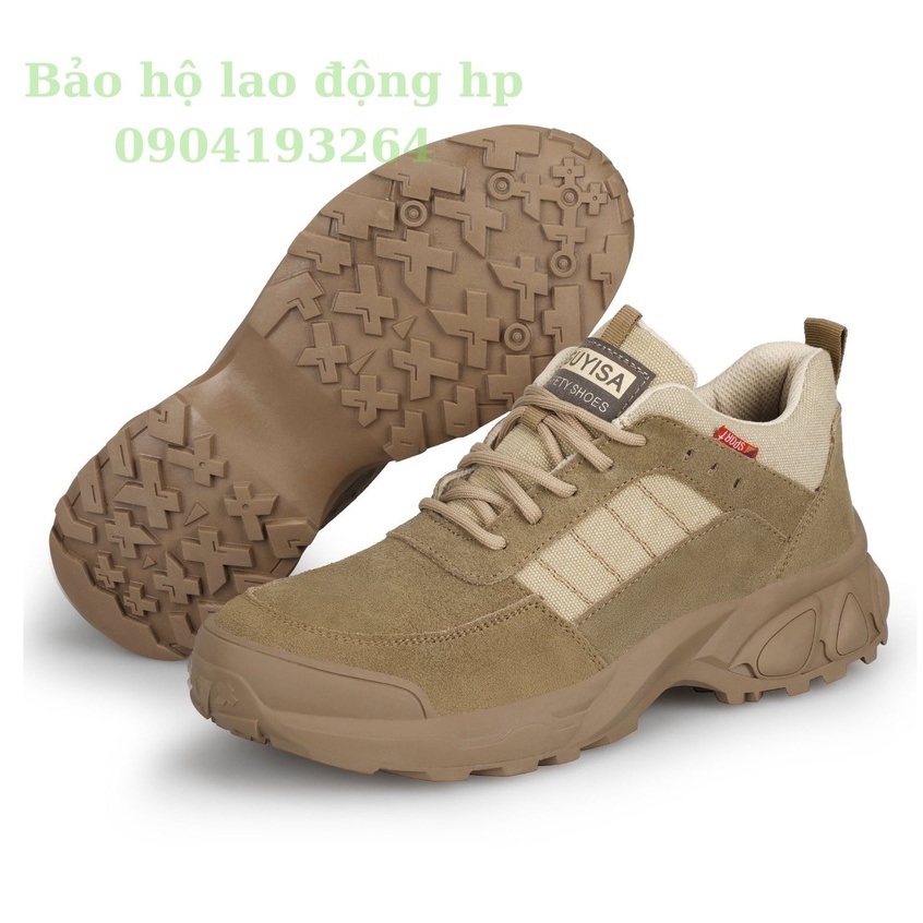 Giày Bảo Hộ Lao Động Nam NữThời Trang Thể Thao Trẻ Trung Siêu Nhẹ Chống Đinh Guyisa 1130