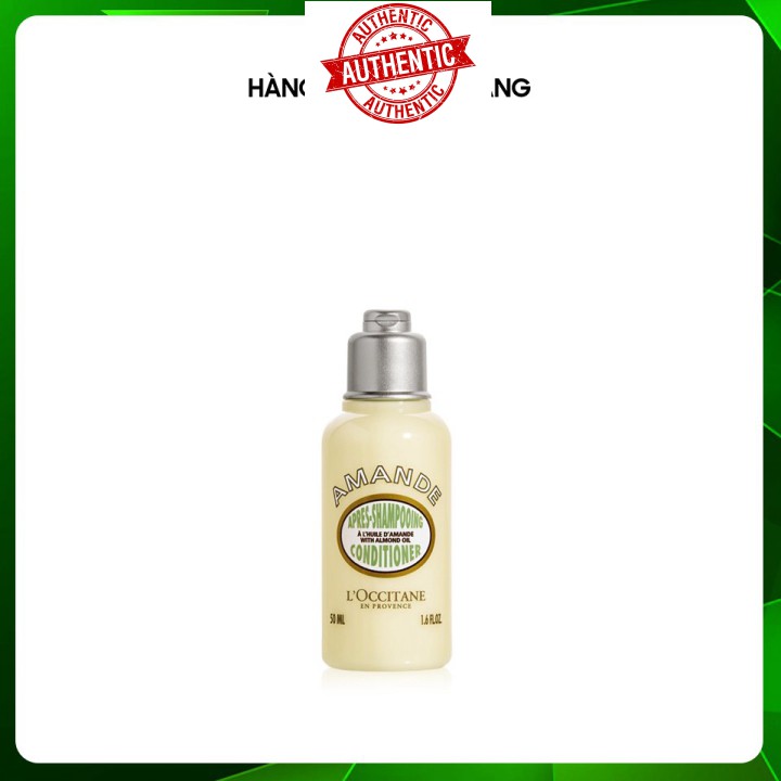 [Mã chiết khấu giảm giá mỹ phẩm chính hãng] Dầu Xả Chiết Xuất Hạnh Nhân L'Occitane Almond  50ml