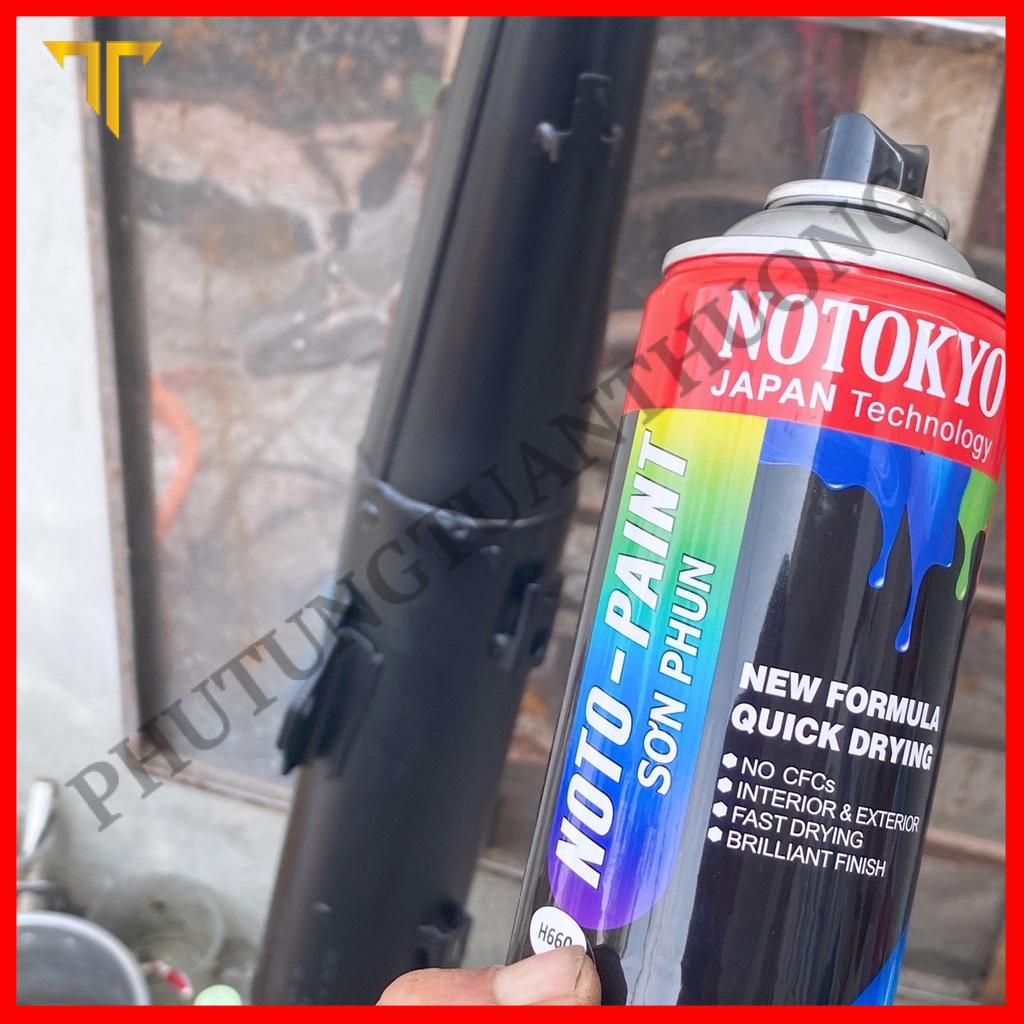 Sơn Chịu Nhiệt Notokyo Nhật Bản H660 chuyên Sơn Pô Xe Dể Chùi Rửa Ít Bám Bẩn